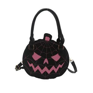 6138 Halloween Pumpkin Purse for Theme Party, Cute Spooky Devil Shoulder